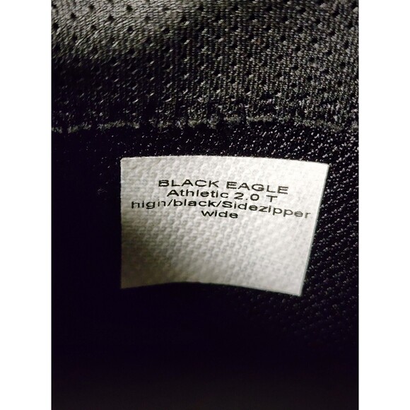 HAIX Black Eagle Tactical Boots Size 13 High Top Side Zipper - Picture 11 of 12